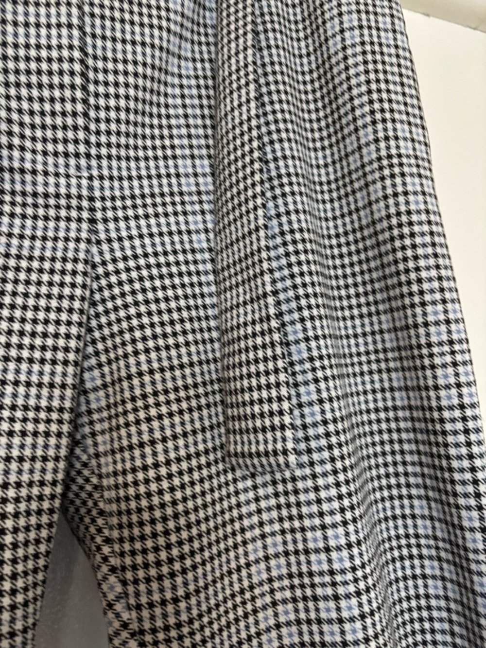 Ann Taylor Tailored Plaid Dress Pants - Gray/blue - Picture 7 of 8